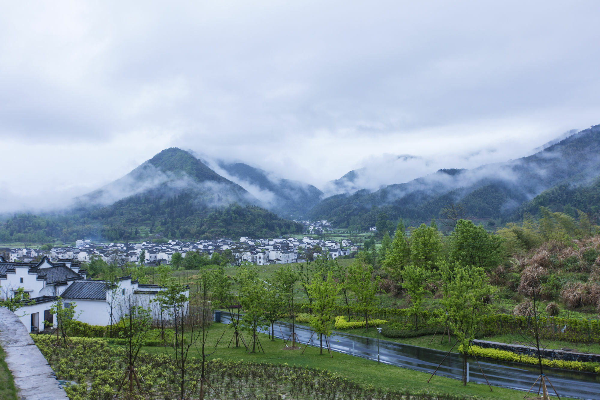 バンヤン ツリー ホテル ホアンシャン 黄山 エクステリア 写真